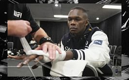 Israel Adesanya shares training session sneak peek with two-word caption in response to Saudi Arabia fight announcement