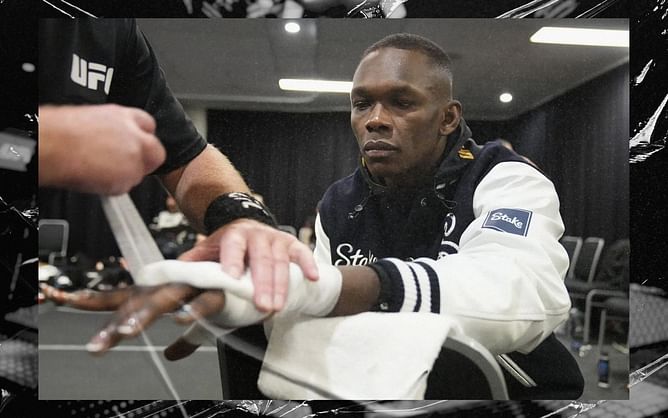 Israel Adesanya shares training session sneak peek with two-word caption in response to Saudi Arabia fight announcement