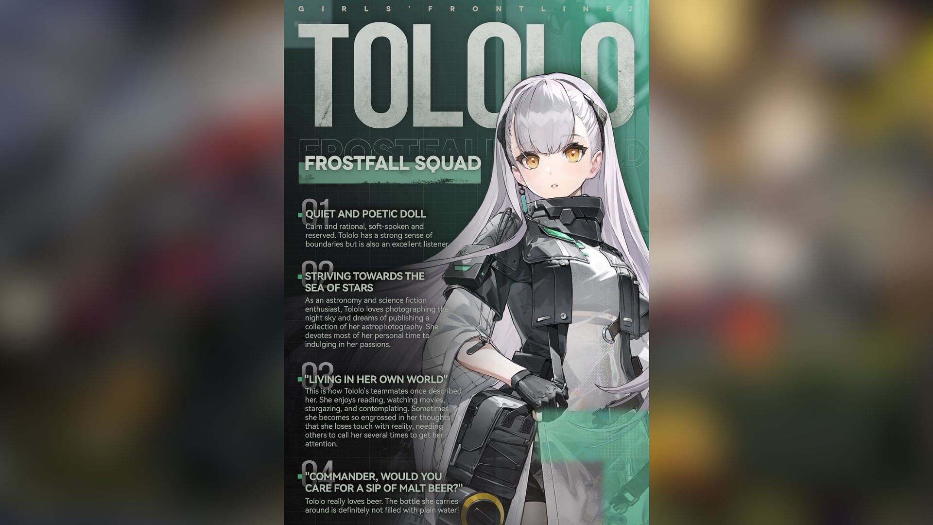 Tololo in Girls&#039; Frontline 2 Exilium (Image via Sunborn)