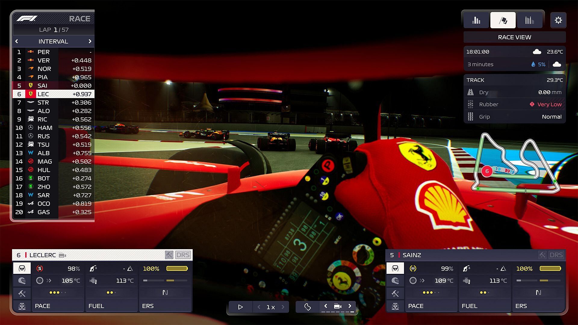 F1 Manager 24 features a mode that allows you to run your own F1 team (Image via Frontier Developments)