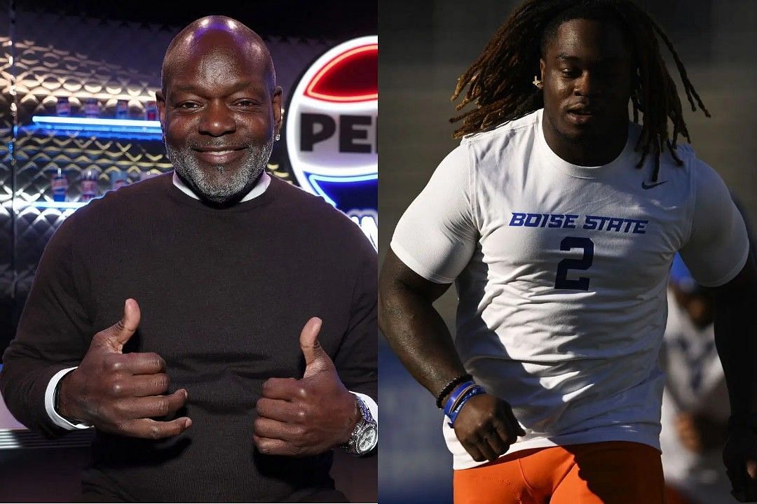 Emmitt Smith, left, Ashton Jeanty, right 