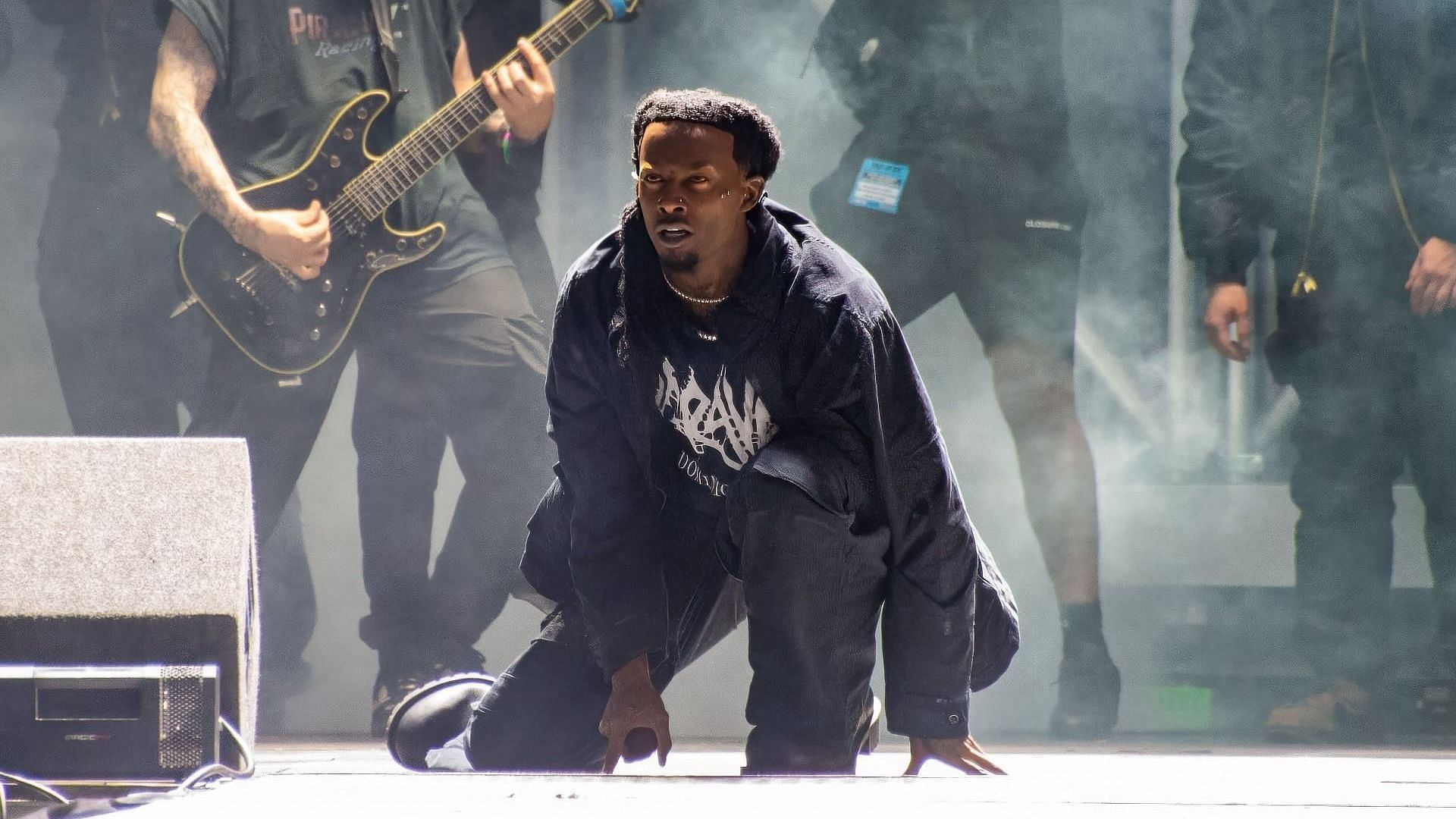 Playboi Carti performs during day one of Wireless Festival 2023 at Finsbury Park on July 07, 2023, in London, England. (Image via Getty/Joseph Okpako)