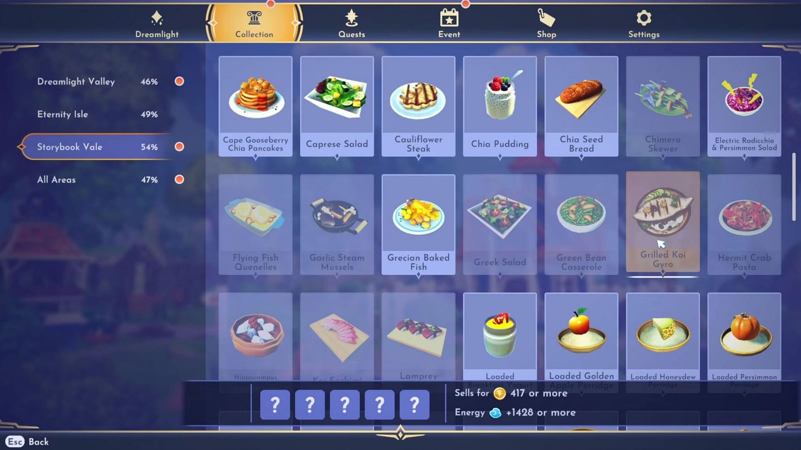 Disney Dreamlight Valley: How to make Grilled Koi Gyro