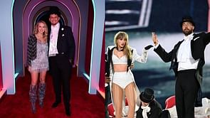 PHOTOS: Patrick Mahomes, wife Brittany channel inner Travis Kelce and Taylor Swift for singer's Eras-themed birthday party