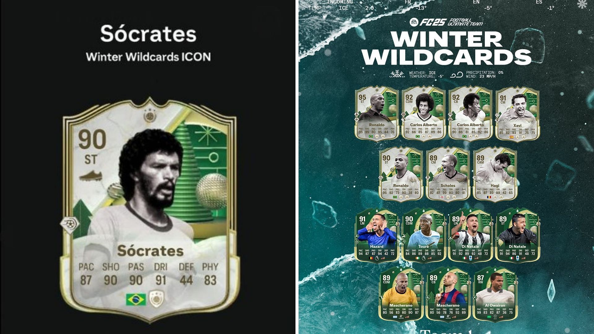 Socrates Winter Wildcards SBC is now live (Image via EA Sports)