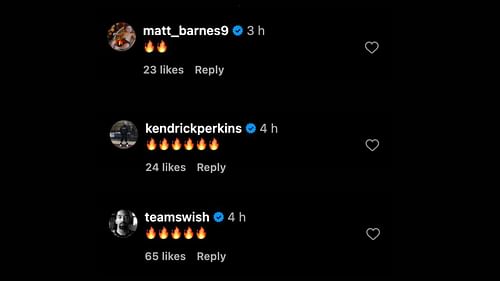 Perkins, Barnes and Smith's comments