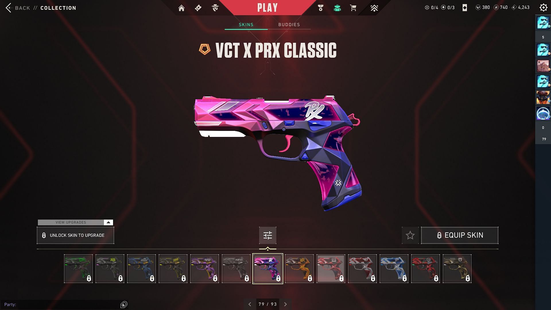 VCT x Paper Rex Classic (Image via Riot Games)