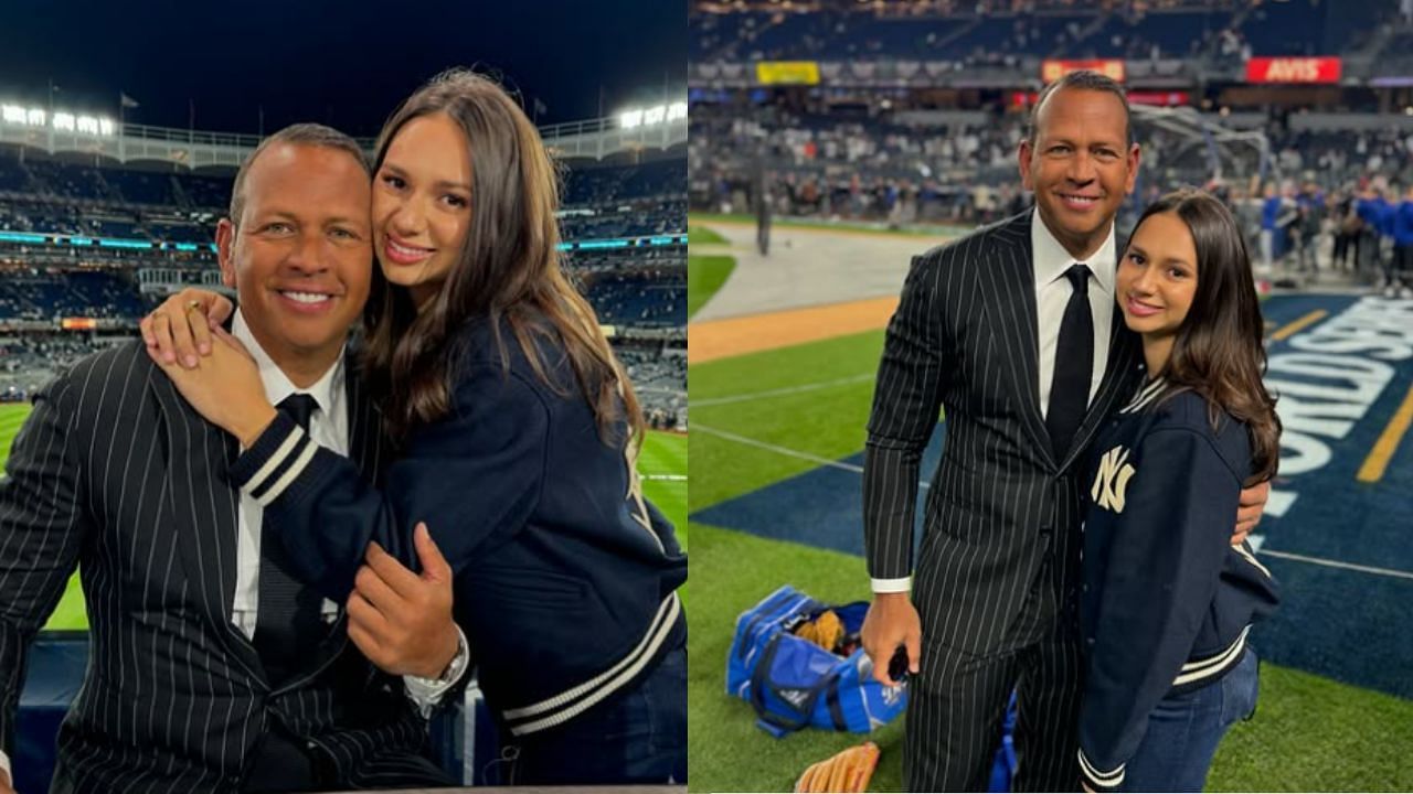 Alex Rodriguez and daughter Natasha (Images from - Instagram.com/@arod)