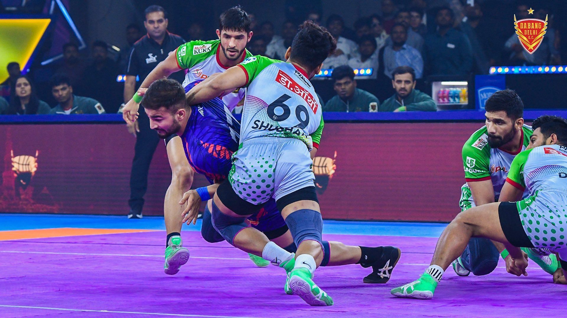 Patna Pirates will be in action in Match 125 (Image: X/Dabang Delhi KC)