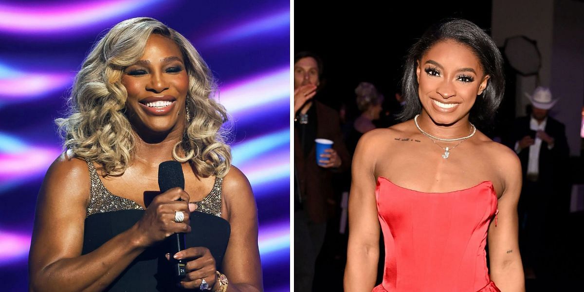 Serena Williams  and Simone Biles