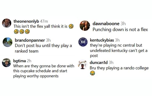 Fans react to LSU's shutout against NC Central Eagles on Sunday