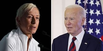 Martina Navratilova springs to Joe Biden's defense as fake news about US President taking a swipe at Clarence Thomas spreads fast