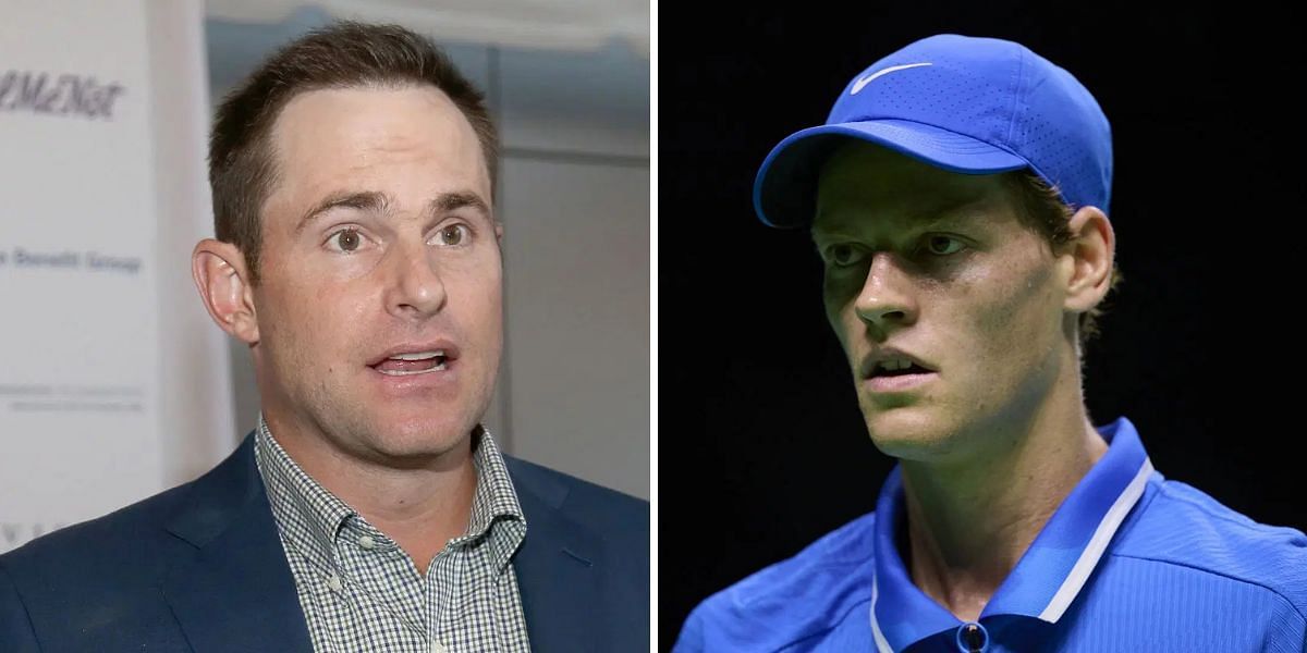 Andy Roddick (L), Jannik Sinner (R), Sources: Getty