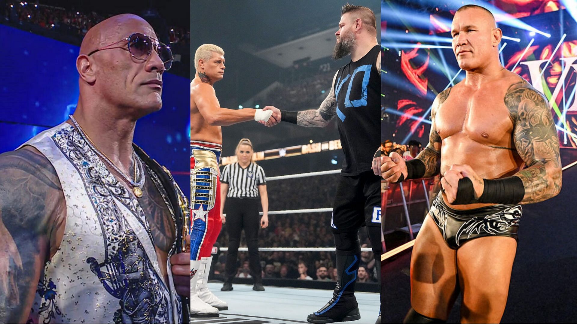 WWE, Kevin Owens, Cody Rhodes, The Rock, Randy Orton, 
