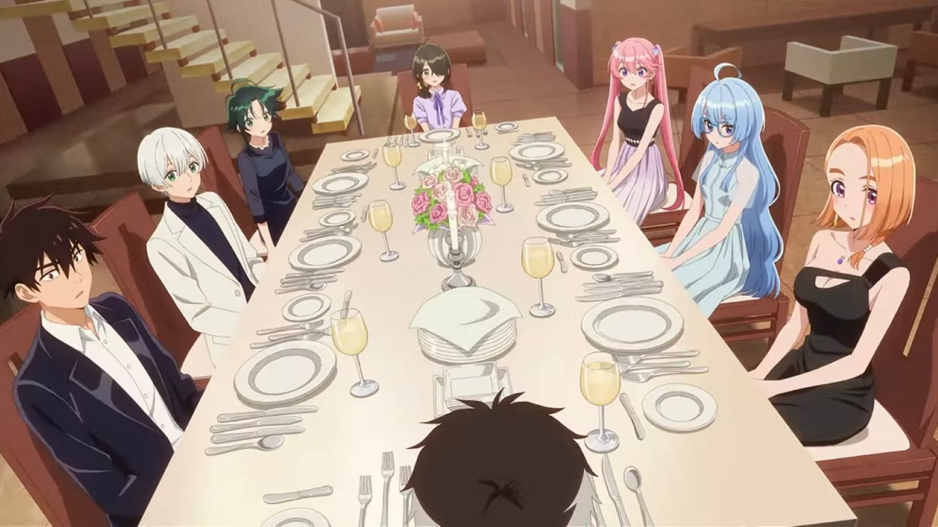 Arata and his siblings, as seen in the trailer (Image via Doga Kobo)