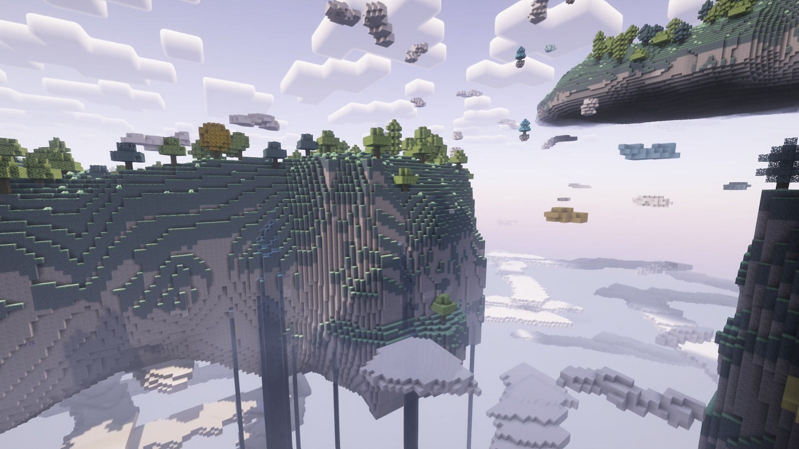 The Sky dimension would be a great new addition to the franchise (Image via Mojang Studios || TheAetherTeam)