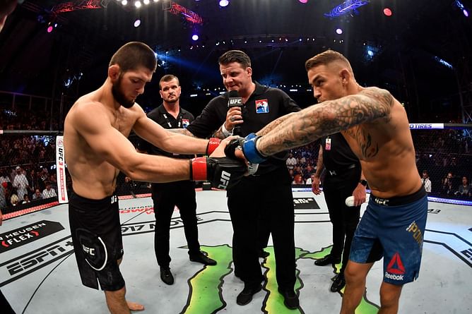 "This is old school brother" - Khabib Nurmagomedov names three UFC fighters including Dustin Poirier who should "stop fighting"