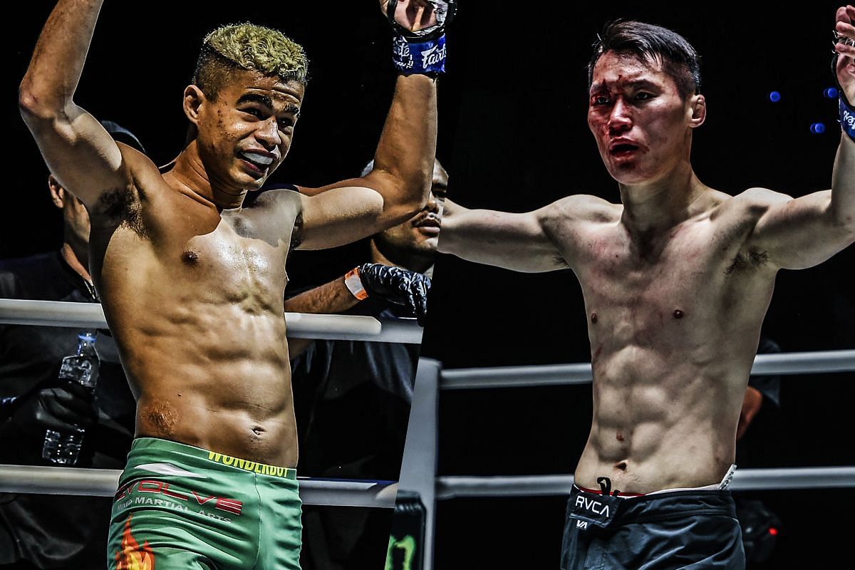 Fabricio Andrade (left) and Kwon Won Il (right). [Photos from ONE Championship]