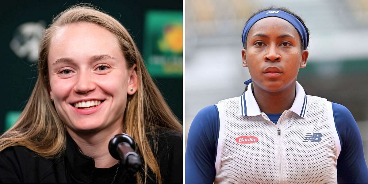 Elena Rybakina (L) &amp; Coco Gauff (R) [Image Source: Getty Images]