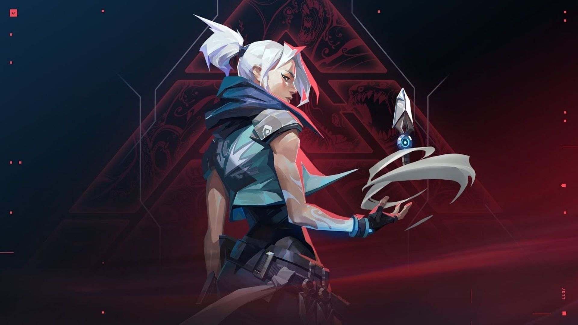 Jett is a flying Duelist in Valorant (Image via Riot Games)