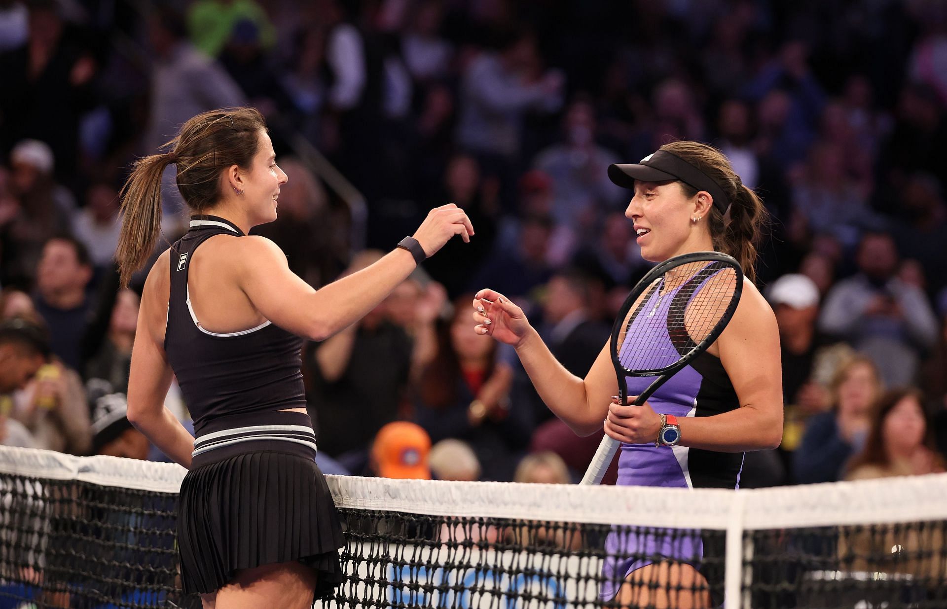 Emma Navarro (L) and Jessica Pegula at The Garden Cup 2024 (Image: Getty)