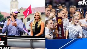 WATCH: Paul Skenes' girlfriend Olivia Dunne channels inner Santa in red to deliver luxe Christmas surprise to LSU friend