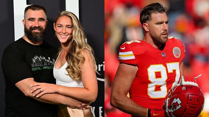"I don't have all the time in the world": Kylie Kelce takes light-hearted jab at Jason and Travis Kelce's 'New Heights' podcast