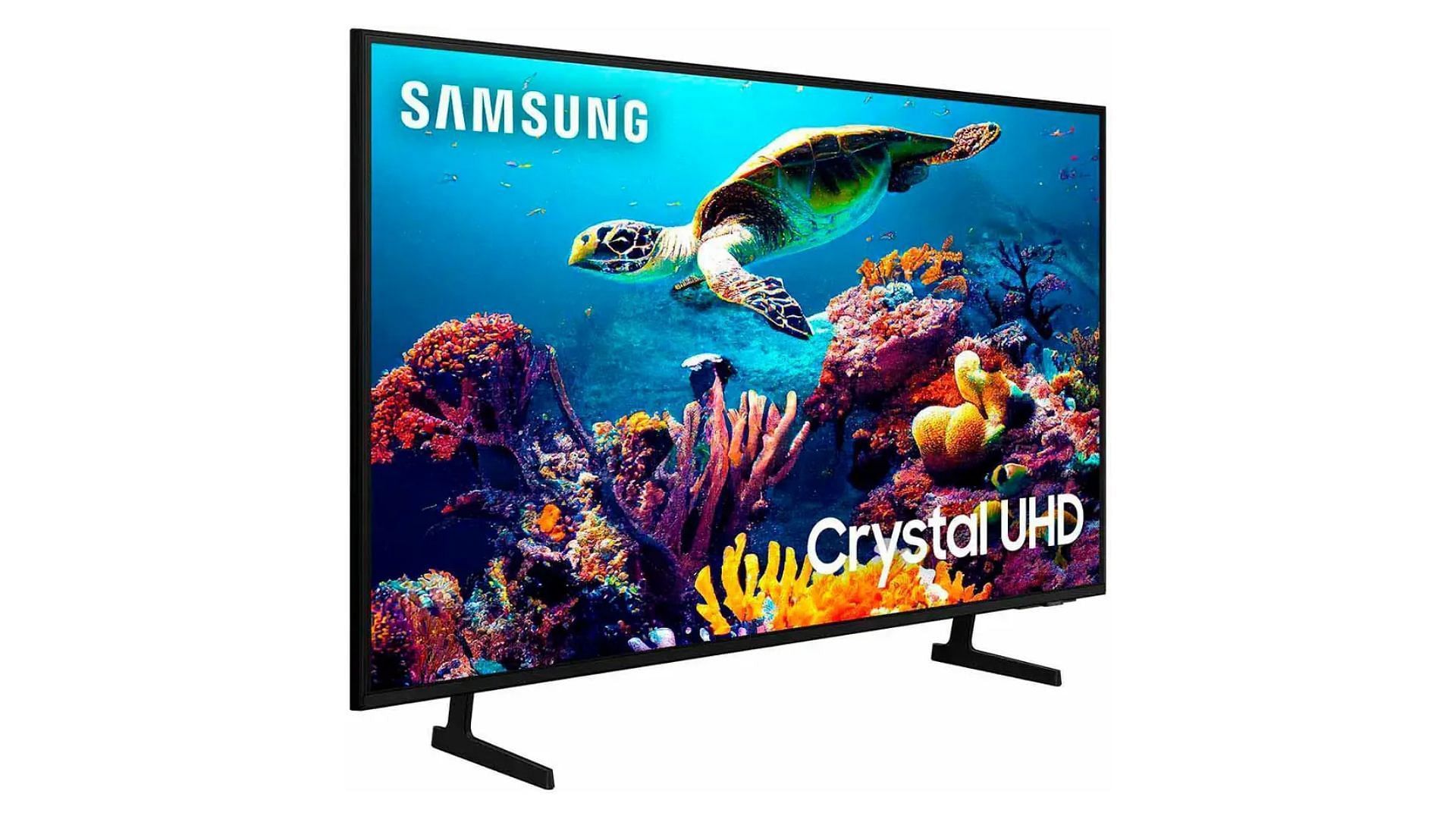 The Samsung 55-inch Crystal UHD 4K Smart TV is being sold at a huge discount during the Holiday Sale (Image via Samsung)