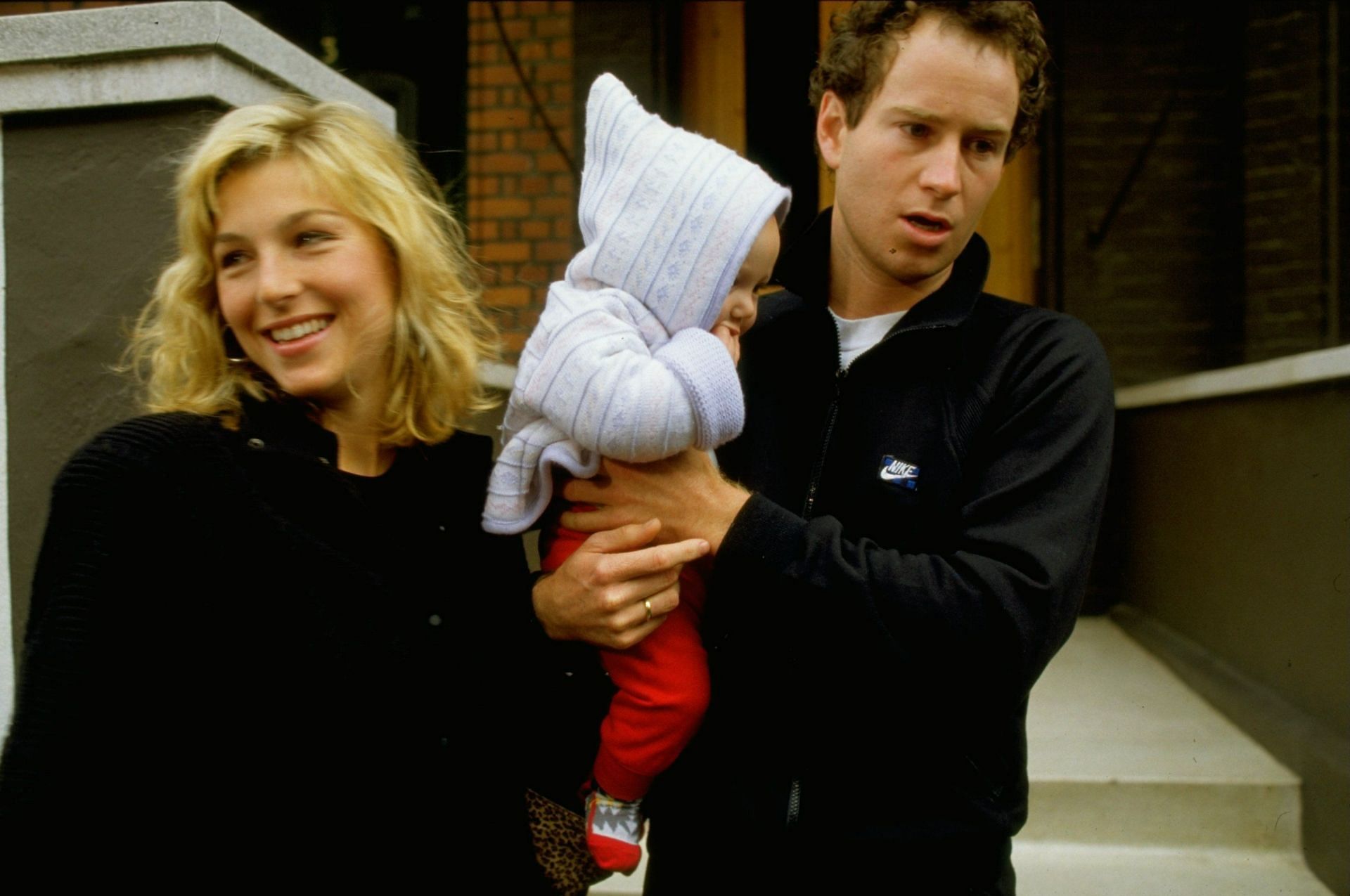 John McEnroe with his ex-wife Tatum O&#039;Neal (Source: Getty)