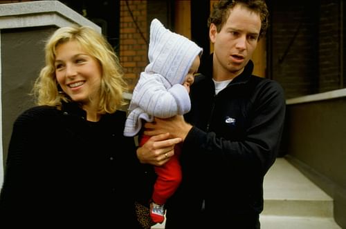 John McEnroe with his ex-wife Tatum O'Neal (Source: Getty)