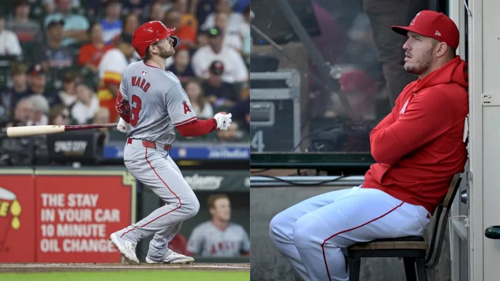 Los Angeles Angels - Taylor Ward &amp; Mike Trout 