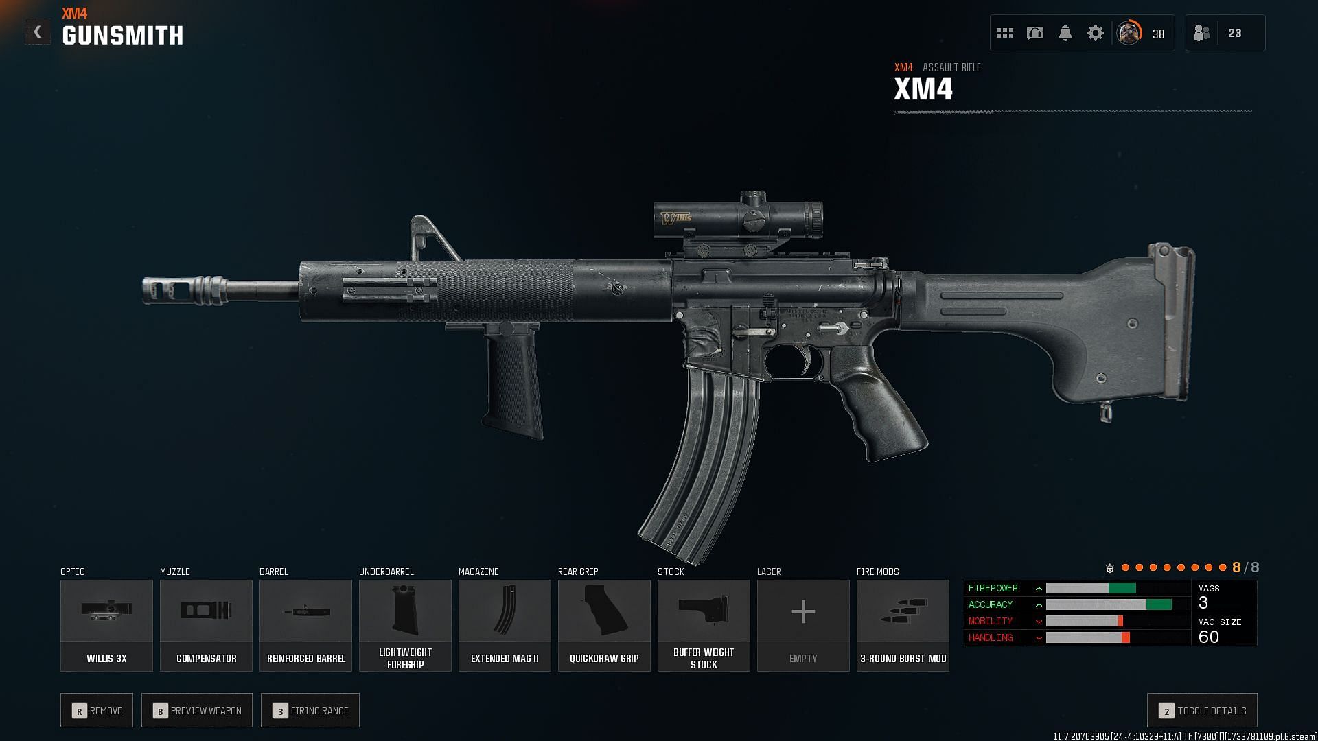 Building the best 3-round burst fire XM4 zero recoil loadout in Warzone (Image via Activision)