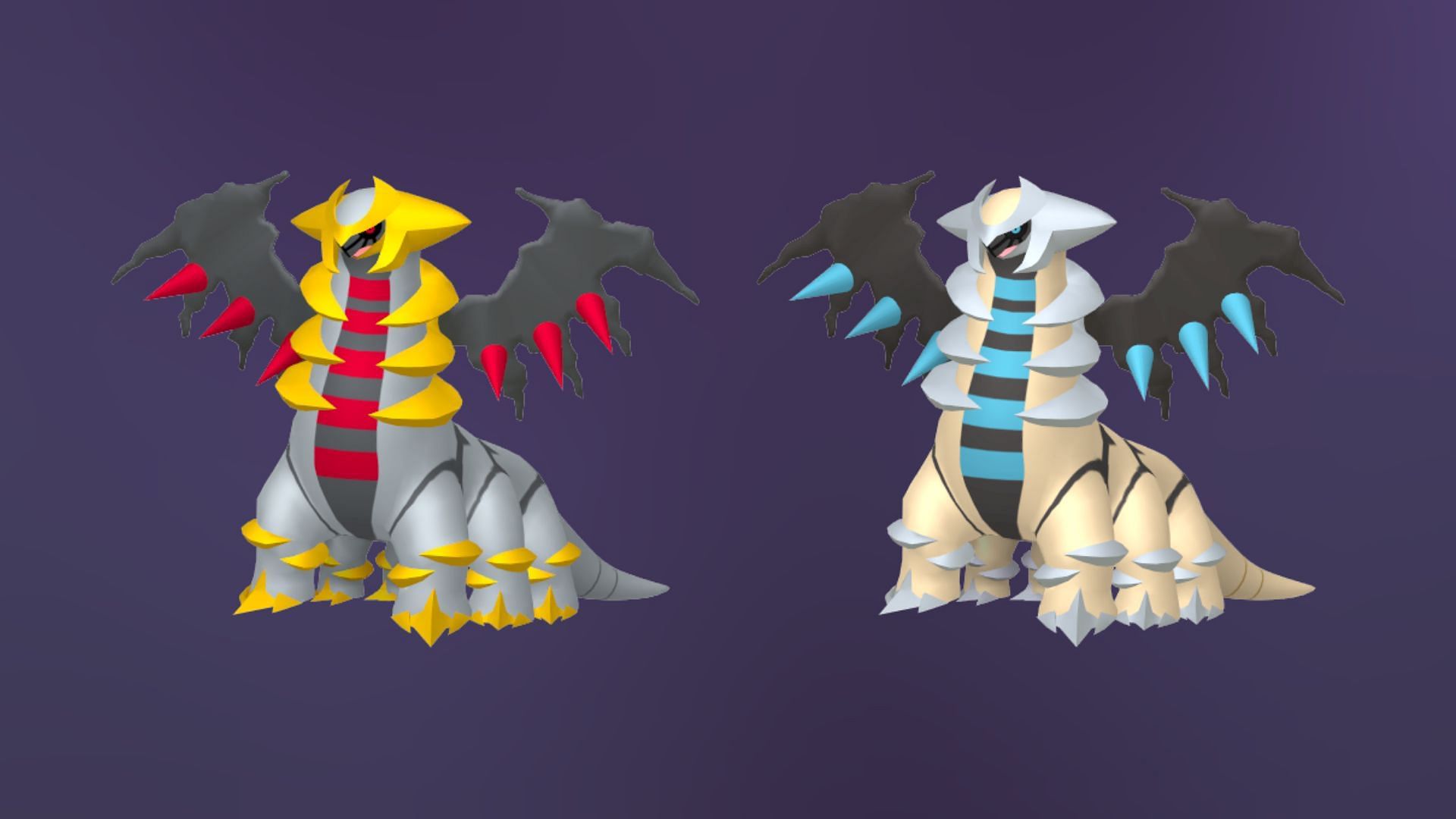 Giratina Altered shiny comparison (Image via TPC)