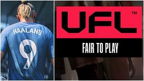 EA FC 25 vs UFL: Erling Haaland player ratings and stats comparison