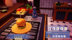 How to make Royal Burger in Disney Dreamlight Valley