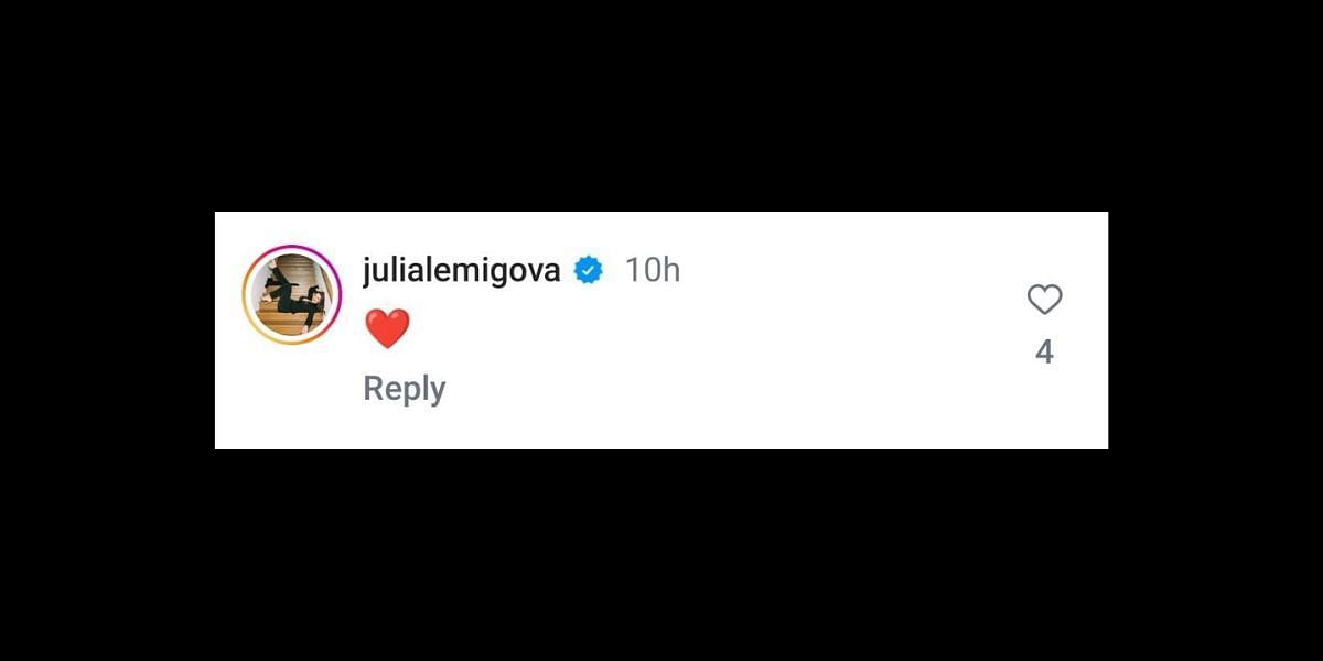 Julia Lemigova via Instagram