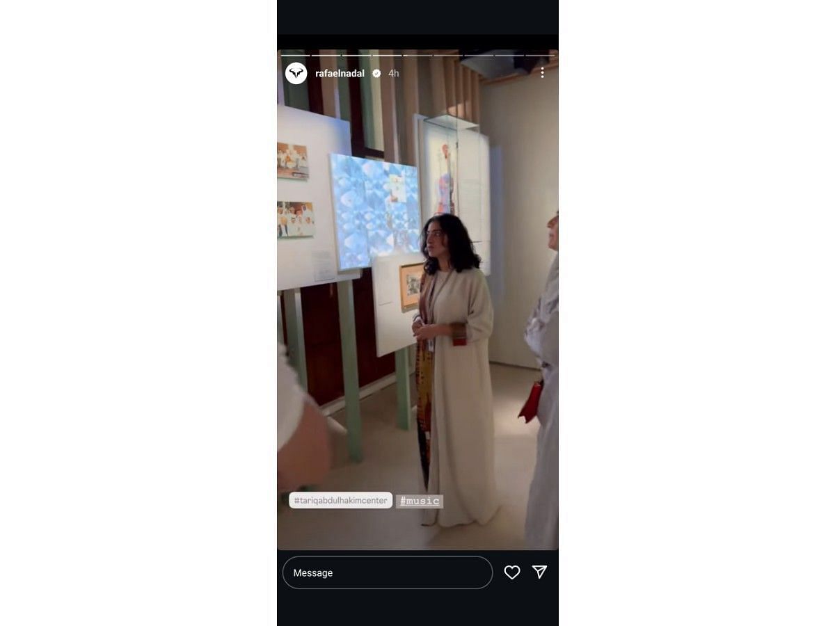 Nadal&#039;s Instagram story