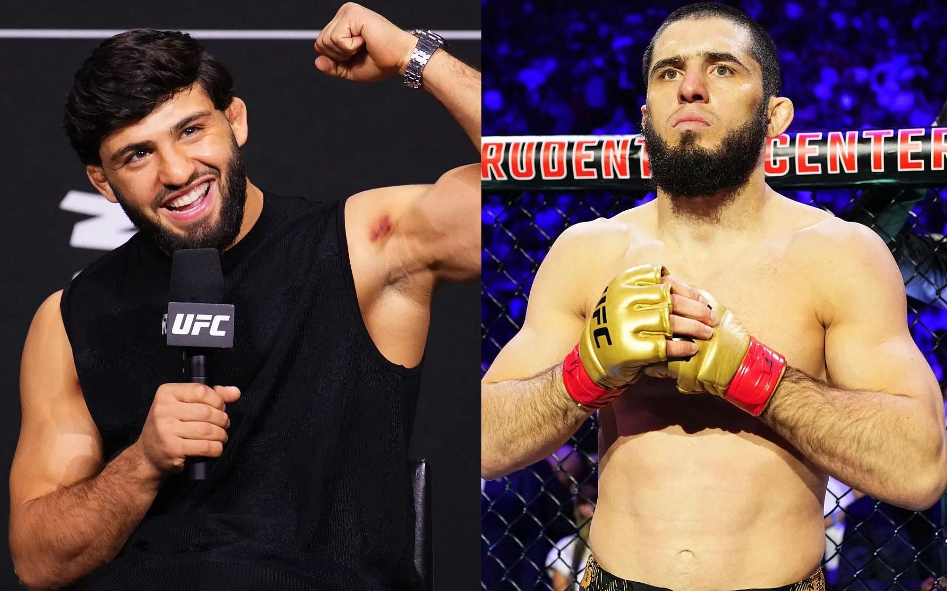 Arman Tsarukyan (left) explains his surprise at Islam Makhachev (right) accepting UFC 311 fight date [Images courtesy: Getty Images]