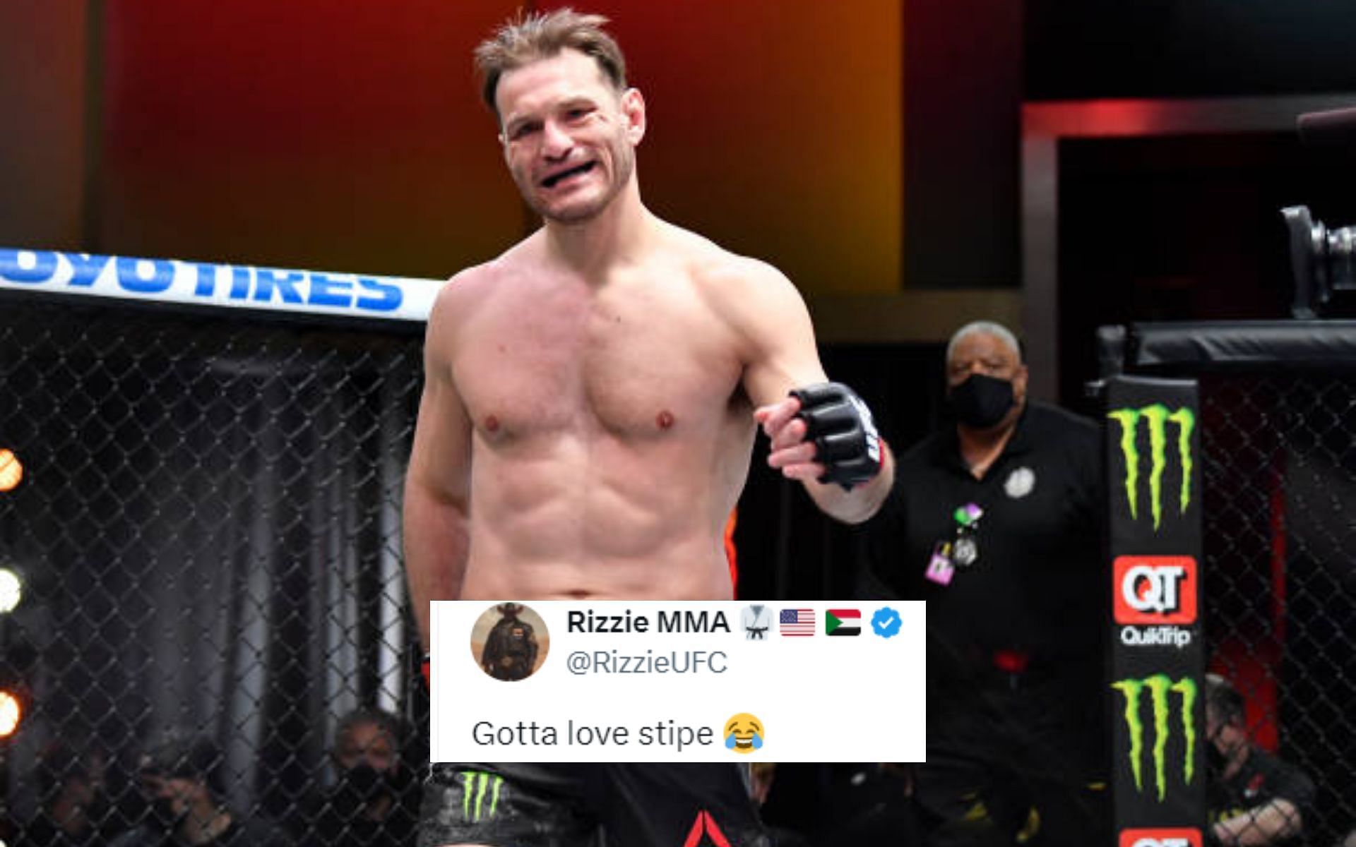 Fans react to Stipe Miocic breaking a guitar ahead of Cleveland Browns