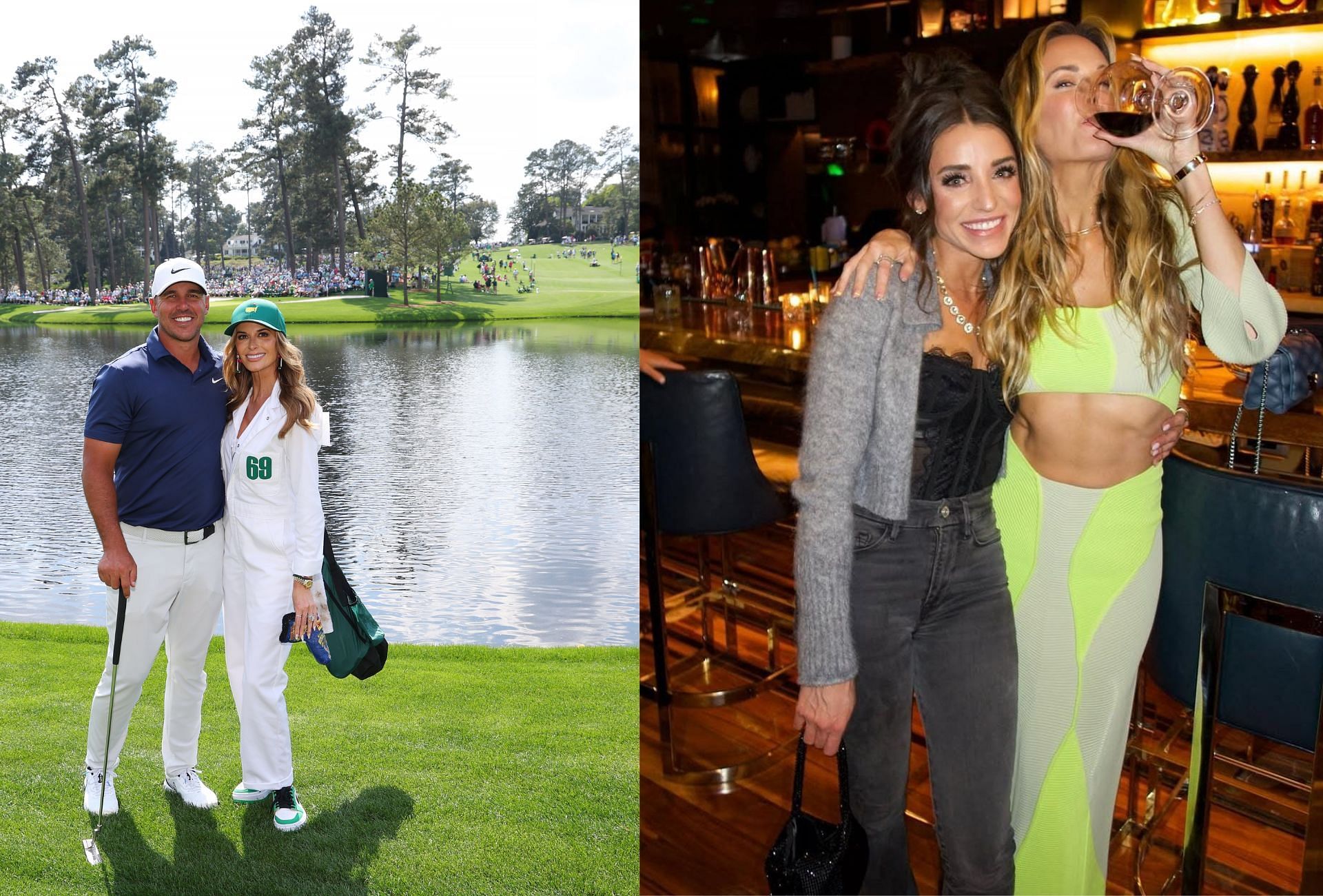 Jena Sims and Brooks Koepka ( via Instagram and Getty)