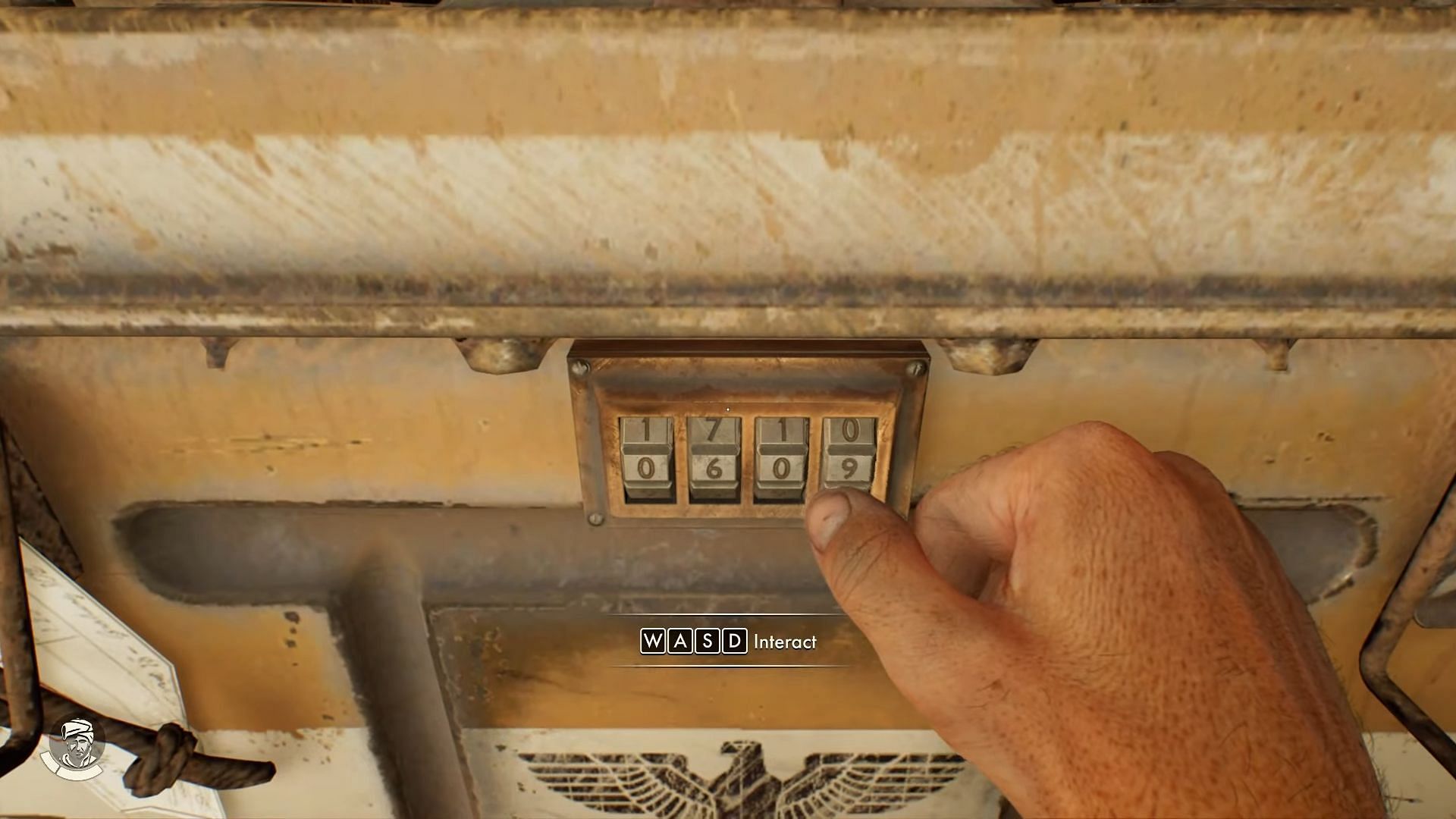 Use the code to open the box (Image via Bethesda Softworks)