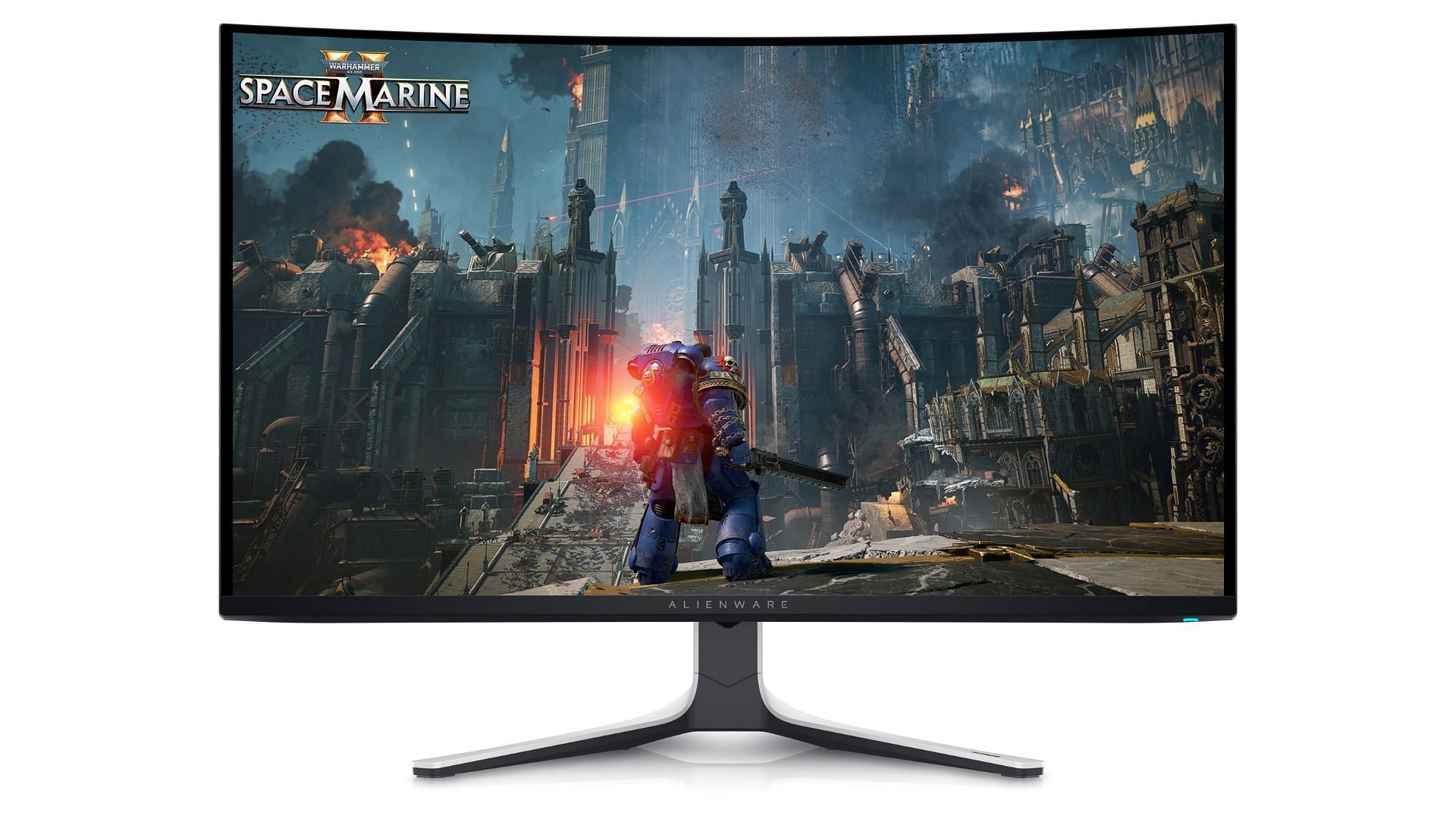 The Alienware 32 4K QD-OLED Gaming Monitor is being sold at a $305 discount during the holiday sale (Image via Dell)