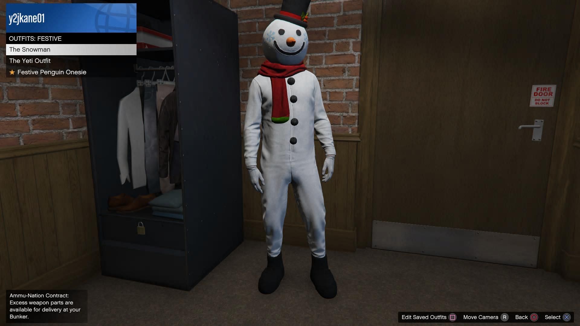 The Snowman outfit (Image via Rockstar Games)