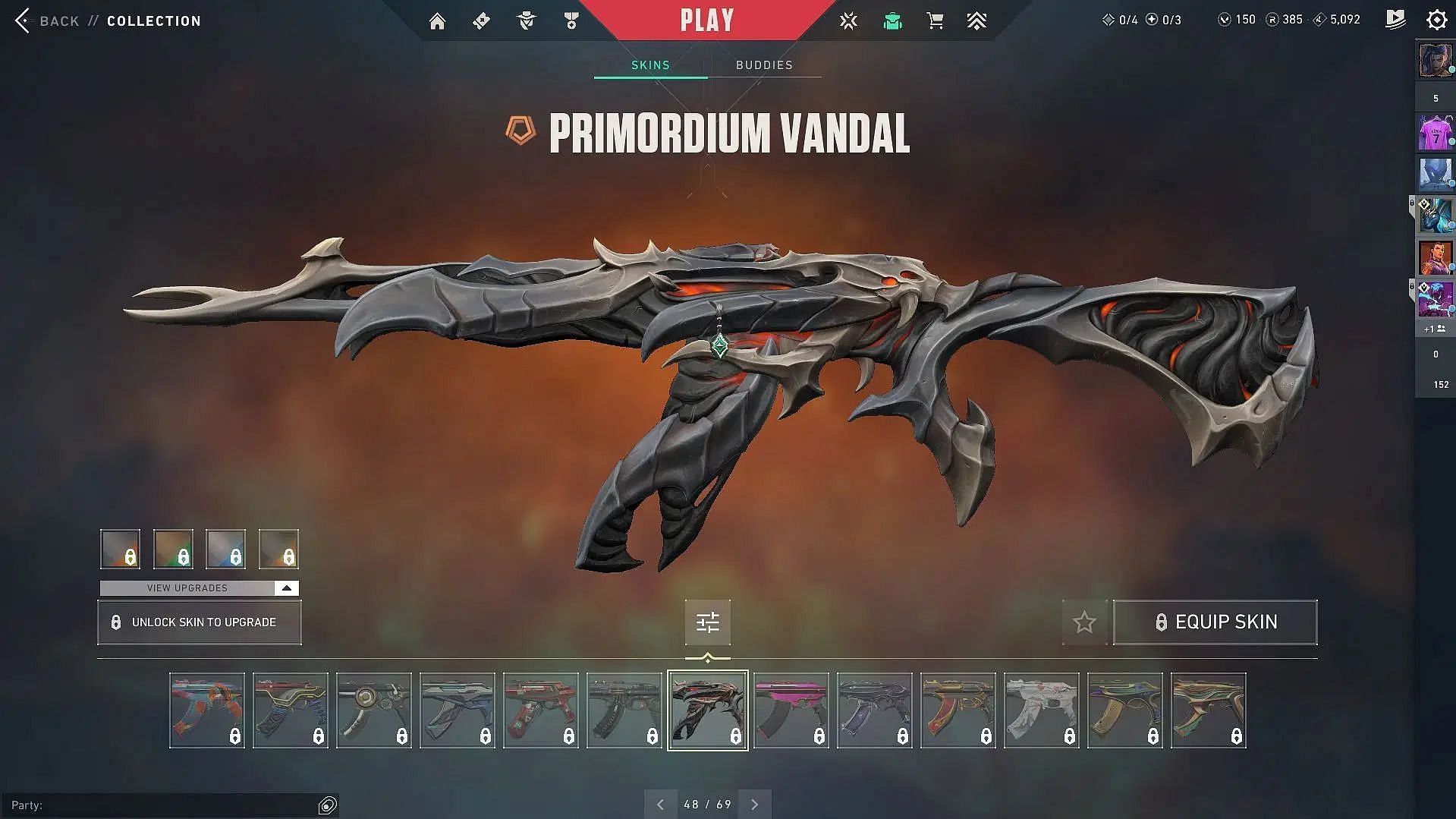 The Primordium Vandal (Image via Riot Games)