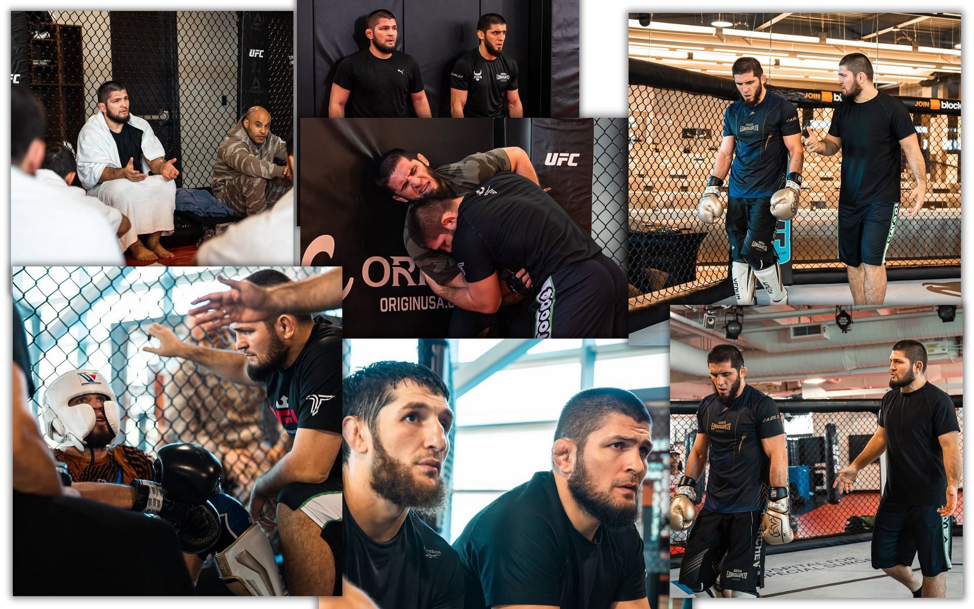 Khabib Nurmagomedov shared training snaps from upcoming UFC 311 fight. [Images courtesy: @khabib_nurmagomedov on Instagram]