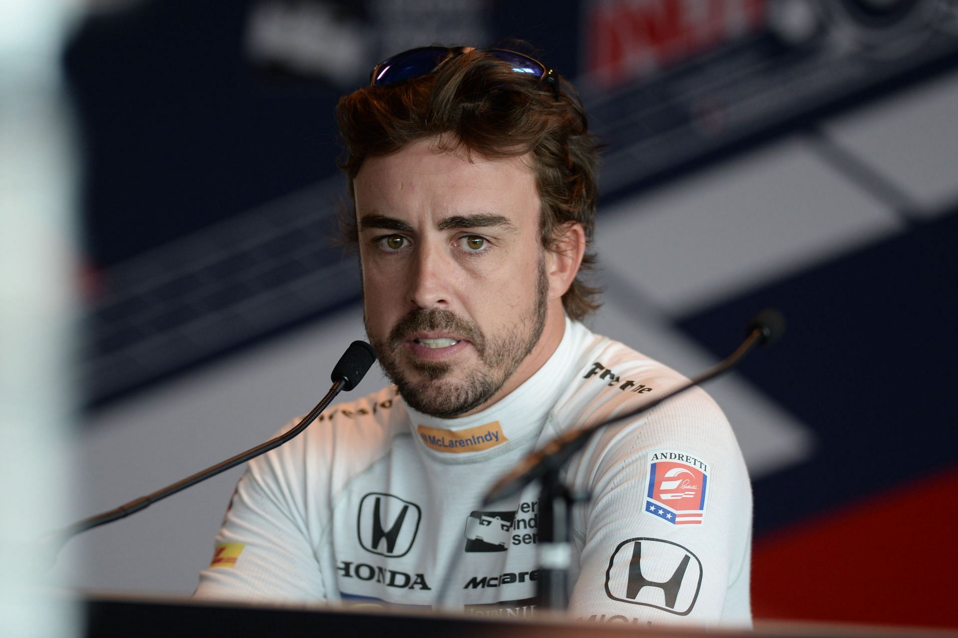 Fernando Alonso at the Indianapolis 500 in 2017 - Source: Getty