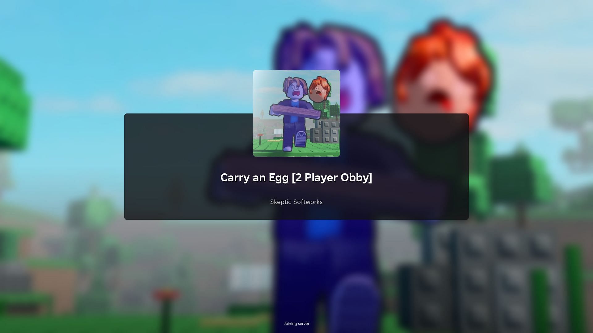 Roblox Carry an Egg