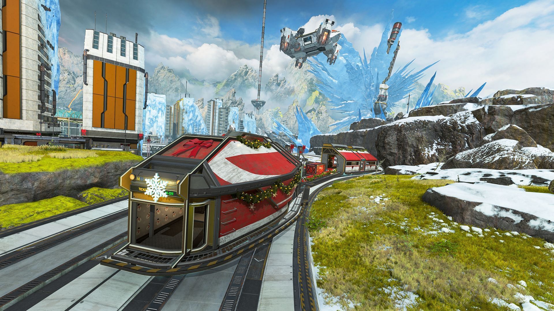 The Winter Express train (Image via EA)