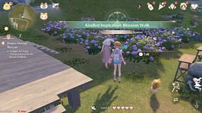 Infinity Nikki Kindled Inspiration Blossom Walk quest guide