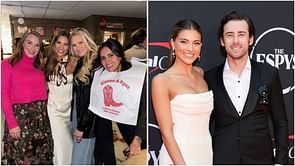 Bubba Wallace’s wife Amanda parties with NASCAR star Ryan Blaney's fiancée amid their wedding festivities